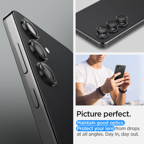 Spigen Galaxy S24 Plus Lens Protector โ Optik Pro EZ Fit (2 Pack)
